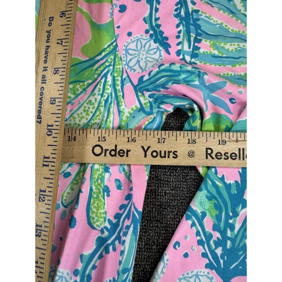 Lilly Pulitzer‎ Romper Womens Large Pink Jessalynne Wrap Romper Dress Mandevilla - Picture 6 of 10